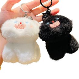 Cute Plush Stuffed Animal Pendant Kawaii Bag Charm Key Decor Gifts for Kids