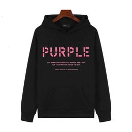 Purple Brand Hoody Designer Hoodies Women Men Purple-brand Coat Fashion Loose Streetwear Sweatshirts Tops Clothing High Street Hooded Pullover 2024 Spring C49i