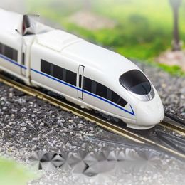 Million City Q Edition N Ratio CRH3 EMU Five Section Set Assembled Model High Speed Rail Train Toy