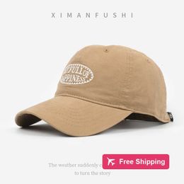 Designer Ball Caps High quality pure cotton baseball cap for men and women in spring fashionable Korean version duck tongue hat small embroidered couple hat that show