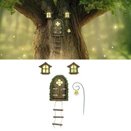 Garden Decorations Fairy Door And Windows Easter Gift Miniature Outdoor Decoration