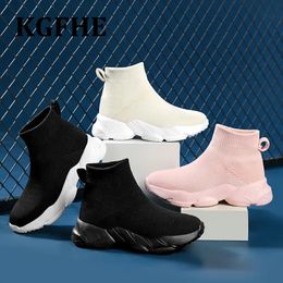 Designer Sneakers Shoes for Girls Boys Breathable Kids Tennis Shoes Fashion High Top Children Running Casual Sports Shoe 240115