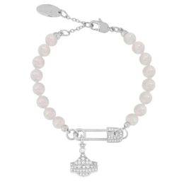 Designer bracelet charm Saturn cutout full diamond pearl bracelet for woman luxury Jewellery Christmas gifts with box