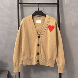 Celebrity sweater women designer sweater Designer Sweater Love Heart Man Woman Couple Cardigan Knit V Round Neck High Collar Womens Fashion Long Sleeve Z6