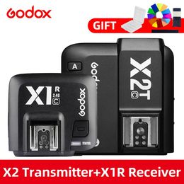 Bags Godox X2 X2tc X2tn X2ts Hss 2.4g Wireless Speedlite Flash Transmitter Trigger with X1rc/n/s Receiver for Canon Nikon Sony