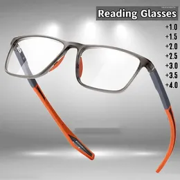 Sunglasses Vintage TR90 Reading Glasses Blue Light Blocking Hyperopia Eyewear For Men Women Ultralight HD Lens Far Sight Eyeglasses Diopter