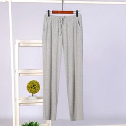 Men's Pants Mens Pyjama Soild Home Trousers Breathable Thin Oversized Casual Loose Sports For Man Ropa De Hombre