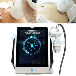 Cryo Hifu Machine High Intensity Focused Ultrasound Facial Lifting Anti Wrinkle Neck Tightening Belly Fat Removal Ice Hifu Machine