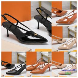 Latest high quality 2024 stye real leather women sandals slippers sexy heels shoes banquet party brand sflip flop neakers casual heel 7cm S2105