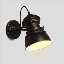 Wall Lamp Black Sconce Mounted Mirror For Bedroom Smart Bed Lampen Modern Led Applique Antique Styles