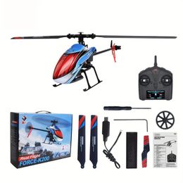 Four Channel Single Blade Aileron Free Remote-controlled Helicopter Toys, Fixed Height Optical Flow Positioning, Aircraft Model Drone