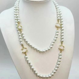 Colares de pérolas de jóias de jóias de designer Colares C-Letter Chaker Chaker Fashion Women Wedding Jewelry Gifts 10 Style Style