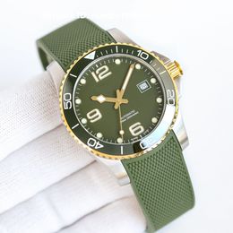 Luxury L37813069 Green Mens Watch Sport Collection Automatic Movment Stainless Steel and Ceramic Bezel Sapphire Crystal Classic Wristwatch 10 Colors