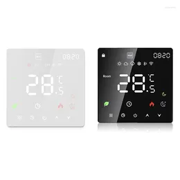 Smart Home Control WIFI Graffiti Touch Screen Heating Thermostat White 16A Electric Easy To Use