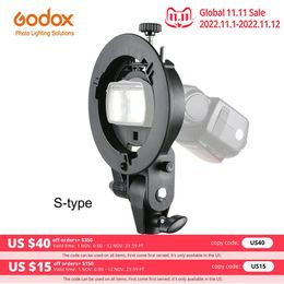 Accessories Godox uchwyt typu S uchwyt Bowens S uchwyt do Speedlite Flash Snoot Softbox Beauty Dish Honeycomb