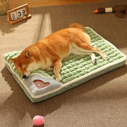 Dog kennel removable and washable thickened four seasons deep sleep pet bed cat kennel small and medium-sized pet mat 240115