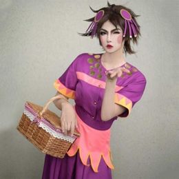 JoJo's Bizarre Adventure Cosplay Joseph Joestar Costume Jojo's Tequila Girl Suit Halloween Carnival Custom Made2565