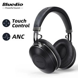 Earphones Bluedio H2 Wireless Bluetooth Headphones ANC Wireless Headset HIFI Sound Step Counting SDCard Slot Cloud APP Earphone For MP3