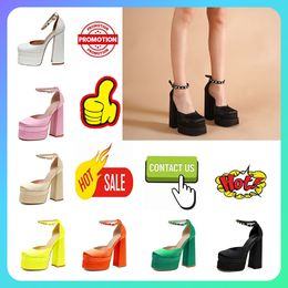 Designer Casual Platform Luxury High Heels Dress Shoe for women patent leather Sexy style soles Heel Increase height Anti slip wear resistant party