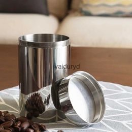 Food Storage Organization Sets Thickened Tea Canister Stainless Steel Airtight Coffee Bean Container For Coffee Tea Cocoa Pasta storage containersvaiduryd