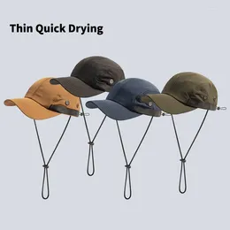 Ball Caps Japanese Waterproof Outdoor Sport Baseball Cap Unisex Quick-drying Breathable Cycling Hat Adjustable Sun Protection Foldable