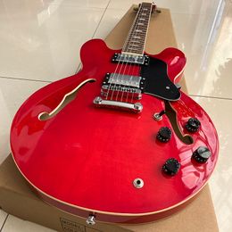 Classic hollow jazz electric guitar with guaranteed quality, high professional level, and fast delivery.