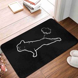 Carpets French Bulldogs Pet Dogs Animal Non-slip Doormat Yoga Bath Bedroom Mat Welcome Carpet Home Pattern Decorvaiduryd