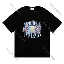 Rude Mens t Shirt Designer Clothing Graphic Rhude Shirt T-shirt Graphic Top Summer Short Sleeve Hip Hop Alphabet Graffiti Print Loose Shirt Casual Tshirt 8rky DOK5