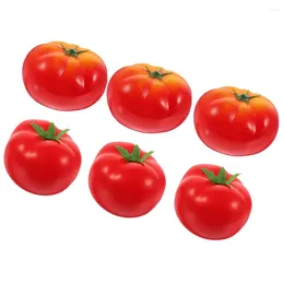 Decorative Flowers Imitation Tomato Fake Vegetable Models Artificial Kitchen Decoration Pops Lifelike Decorations Simulation