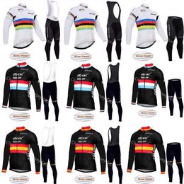 Quick Step 2021 Pro Team Cycling Jersey Winter Long Sleeve Thermal Fleece Bike Clothing Maillot Ropa Ciclismo A081247I