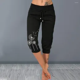 Women's Pants Fabulous Women Leisure Daily Cropped Trousers Sweat Absorbent Casual Mid-calf Sports Streetwear