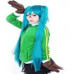 Vocaloid Matryoshka IATSUNE MIKU Cosplay Costume Sports Coat Green250G