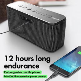 Speakers New XDOBO X8 Plus 80W Portable Wireless Bass Caixa De Som Speaker Power Bank TWS Subwoofer Battery 10400mAh Audio Player