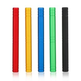 Smoking Hand Pipe Metal One Hitter Bat 82MM Snuff Tobacco Dry Herb Cigarette Dugout Tube Display Packing
