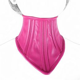 Deluxe Faux Leather Mask Collar Bondage Slave Fetish Adult Games Toy BT0296257s