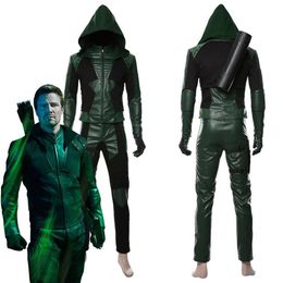 Green Arrow Season 8 Oliver Queen Cosplay Costume any Size304k