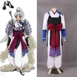 Anime Inuyasha Inu no Taisho Toga Cosplay Sesshoumaru Inuyasha's father Kimono Cosplay Costumes205G