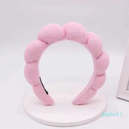 Headwear Hair Accessories 1PCS Puffy Makeup Spa Headband for Women Mask Headwear Sponge Thick Haiands for Skincare Yoga Face Washing Spa Shower Facial