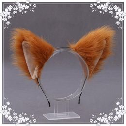 European and American cute cat fox artificial fur Headbands holiday party cosplay fashion animal ear headband AB966245v