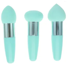 Makeup Sponges 3 Pcs Little Mushroom Pen Beauty Pens Handheld Accessories Female Portable Blender Supplies Puffs Gadget