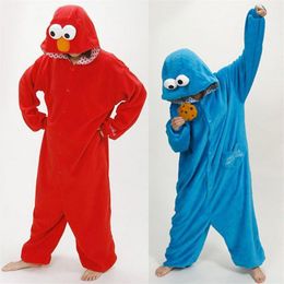 Whole-Adult animal pajamas one piece cookie cosplay monster pajama onesies for adults costume animal jumpsuit pajama ship320J