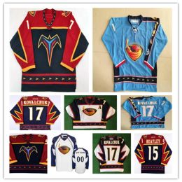 Custom Mens women youth Ilya Kovalchuk Atlanta Thrashers Vintage Hockey Jersey Dany Heatley Tobias Enstrom Marian Hossa Zach Bogosian Kari Lehtonen Scott