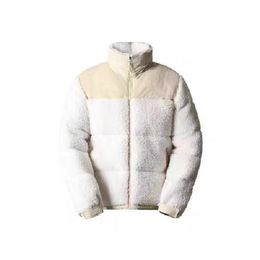 Winter jacket designer coat mens puffer jacket thick loose turtle meck white