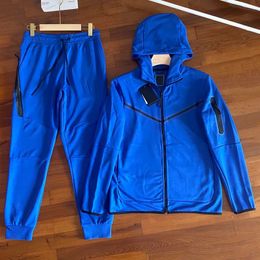 Kadın Pantolon Capris Mens Trailtsuits Tech Poleece Hoodies Trailsuit Fleeces Pant Ceketleri Yüksek Kaliteli Kadınlar Spor Sweatpants Siyah