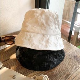 Wide Brim Hats Sunscreen Summer Hat Practical Cotton Thin Style Women Bucket Sun Soft And Skin Friendly Breathable Cap