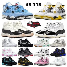 DMP Gratitude 11S Space Jam Basketballschuhe 4s Bred Reimagined Black Cat White Thunder Pine Green 11S Cherry Cool Grey Trainer Sport Sneakers