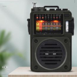 Radio Portable FM radio Receiver hrd 700 Full Band Radio MW/FM /SW/WB Bluetooth Speaker Music Player Support TF Card broadcasting