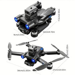 KXMG S136 Drone GPS Rc Drone HD Dual Camera Professional Photography Obstacle Avoidance Brushless Helicopter Foldable Quadcopter Gift Toys UAV