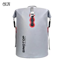 Bags 40L Waterproof Dry Bag Swimming Rafting PVC Kayaking Dry Backpack River Trekking Rucksack Trekking Storage Floating Sailing Pack