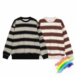 Men's Hoodies Sweatshirts Velvet Striped Round Neck Sweatshirts For Men Woman Best Quality Crewneck CAV EMPT Hoodieyolq